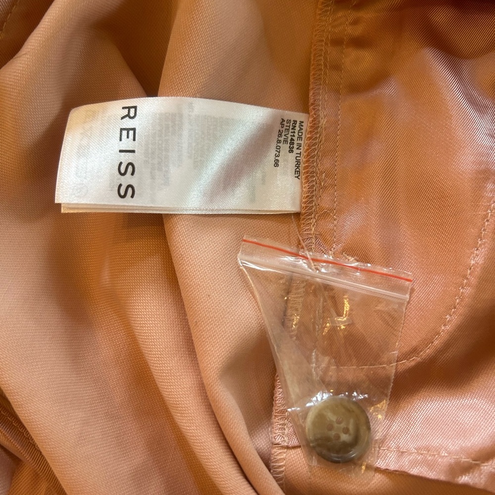 NWOT Reiss pleated pants size 8 - Picture 4 of 14